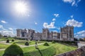 Windsor castle with garden near London, United Kingdom