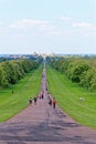 Windsor Castle from the Long Walk - England - United Kingdom