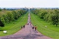 Windsor Castle from the Long Walk - England - United Kingdom Royalty Free Stock Photo