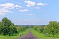 Windsor Castle from the Long Walk - England - United Kingdom Royalty Free Stock Photo