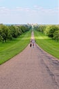 Windsor Castle from the Long Walk - England - United Kingdom Royalty Free Stock Photo