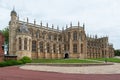 08/27/2020. Windsor Castle, UK. The Lower Ward with St George`s Chapel, the Lady Chapel. It is the oldest and largest castle