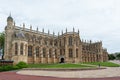 08/27/2020. Windsor Castle, UK. The Lower Ward with St George`s Chapel, the Lady Chapel.