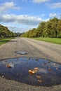 Windsor Castle viewed along Long Walk Royalty Free Stock Photo