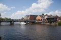 The Windsor Eton Bridge, over the River Thames between Windsor and Eton in the UK