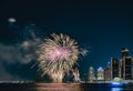 Windsor Ford`s 2022 annual fire works display Royalty Free Stock Photo