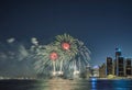 Windsor Ford`s 2022 annual fire works display Royalty Free Stock Photo