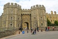 Windsor, Great Britain -May 25, 2016: Windsor Castle, Henry VIII Gate