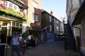 Alley shops and restaurants in Windsor England