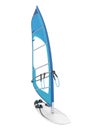 Windsurf Board Sail Isolated