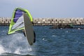 Windsurf jump Royalty Free Stock Photo