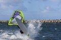 Windsurf jump Royalty Free Stock Photo