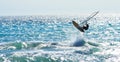 Windsurf jump Royalty Free Stock Photo