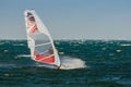 Windsurf in the lagoon Royalty Free Stock Photo