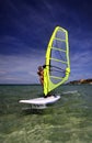 Windsurf women Royalty Free Stock Photo