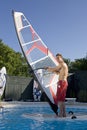Windsurfer Royalty Free Stock Photo