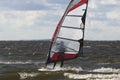 Windsurfing - rider on waves