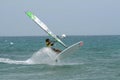 Windsurfer Iballa Ruano Moreno in Competition PWA Royalty Free Stock Photo