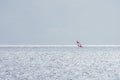 Windsurfer on Open Sea