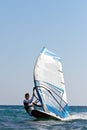Windsurfer passing by Royalty Free Stock Photo