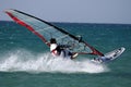 Windsurfers's jump.Freestyle