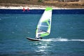 Windsurfing in Alacati, Royalty Free Stock Photo
