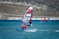 Windsurfing in Alacati, Royalty Free Stock Photo