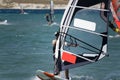 Windsurfing in Alacati Royalty Free Stock Photo