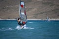 Windsurfing in Alacati Royalty Free Stock Photo