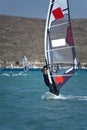 Windsurfing in Alacati Royalty Free Stock Photo
