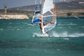 Windsurfing in Alacati Royalty Free Stock Photo