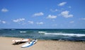 Windsurfing beach.