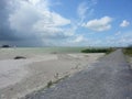 Windsurfing at the Beach in Makkum, Netherlands