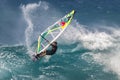 Windsurfing big waves Maui, Hawaii