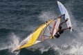 Windsurfing big waves Maui, Hawaii