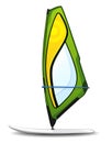 Windsurfing board Royalty Free Stock Photo