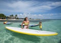 Windsurfing on Bonaire.