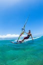 Windsurfing Royalty Free Stock Photo