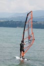 Windsurfing, Lake Bourget - Aix les Bains Savoie - France