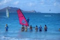 Windsurfing lesson