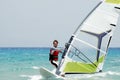 Windsurfing on the move