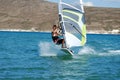 Windsurfing on the move