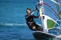 Windsurfing on the move