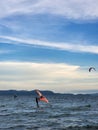 Windsurfing in pattaya jomtien beach thailand