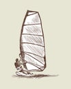 Windsurfing sketch