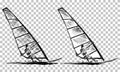 Windsurfing sketch