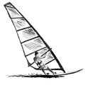 Windsurfing sketch