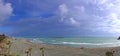 Windswept Beach Panorama Royalty Free Stock Photo