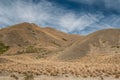 Windswept plains of Lindis Pass Royalty Free Stock Photo