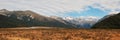 Windswept plains near Arthurs Pass Royalty Free Stock Photo